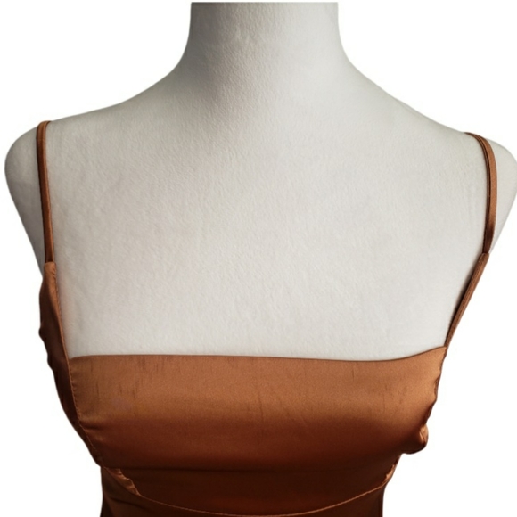 Fashion Nova Satin Mini Dress - Picture 2 of 4